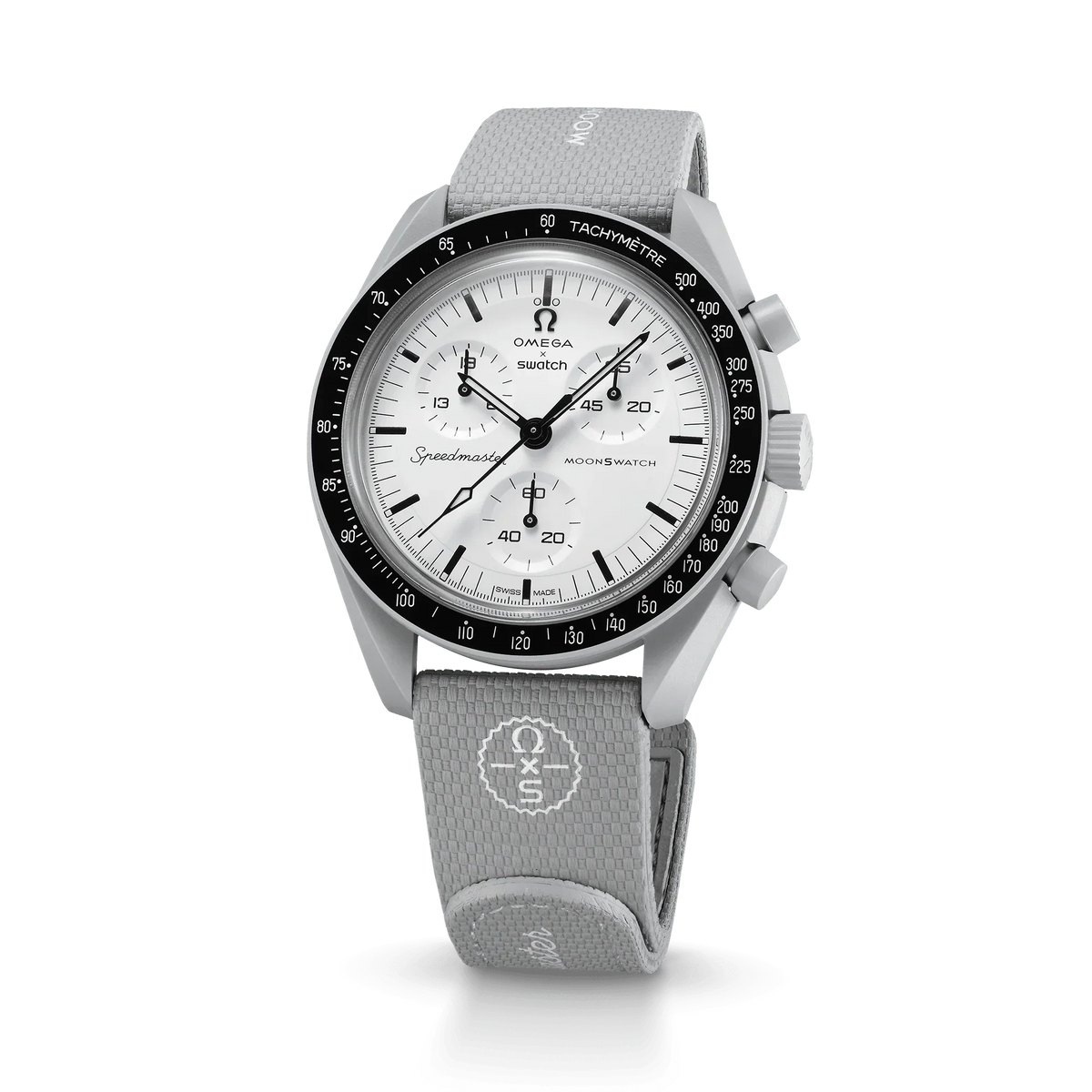 MOONSWATCH GREY/GREY RUBBER