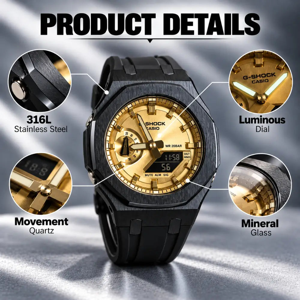 Custom Watch – Black Gold